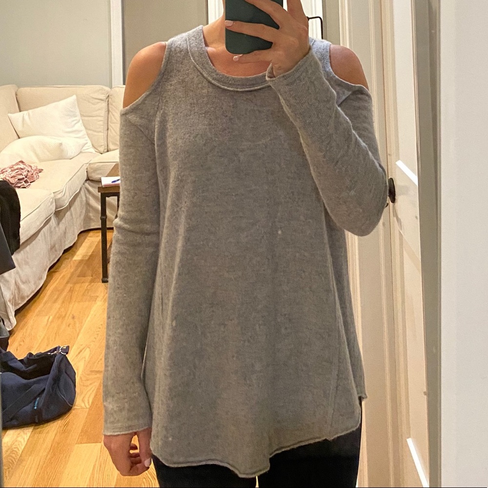 Aqua cashmere sweater